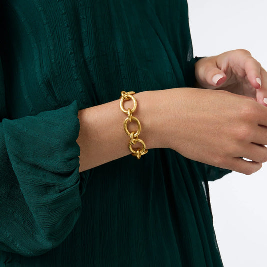 Julie Vos Catalina Demi Link Bracelet- Gold