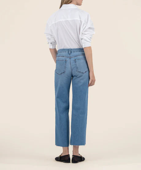 Meg High Rise Fab AB Wide Leg Raw