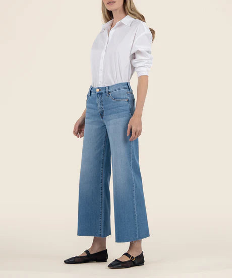Meg High Rise Fab AB Wide Leg Raw