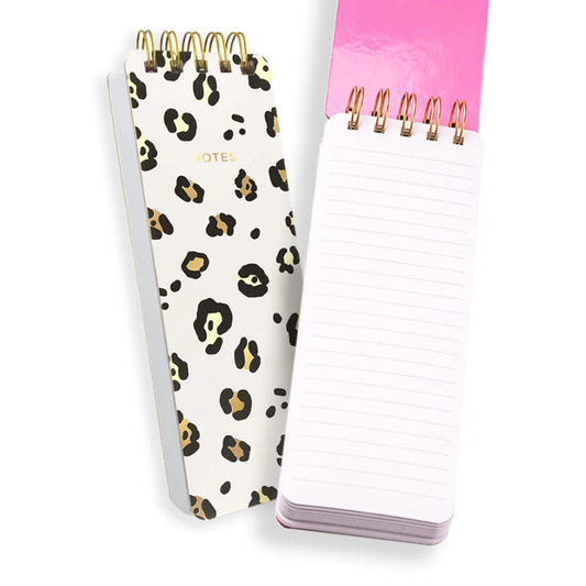 Leopard Spiral Memo Pad