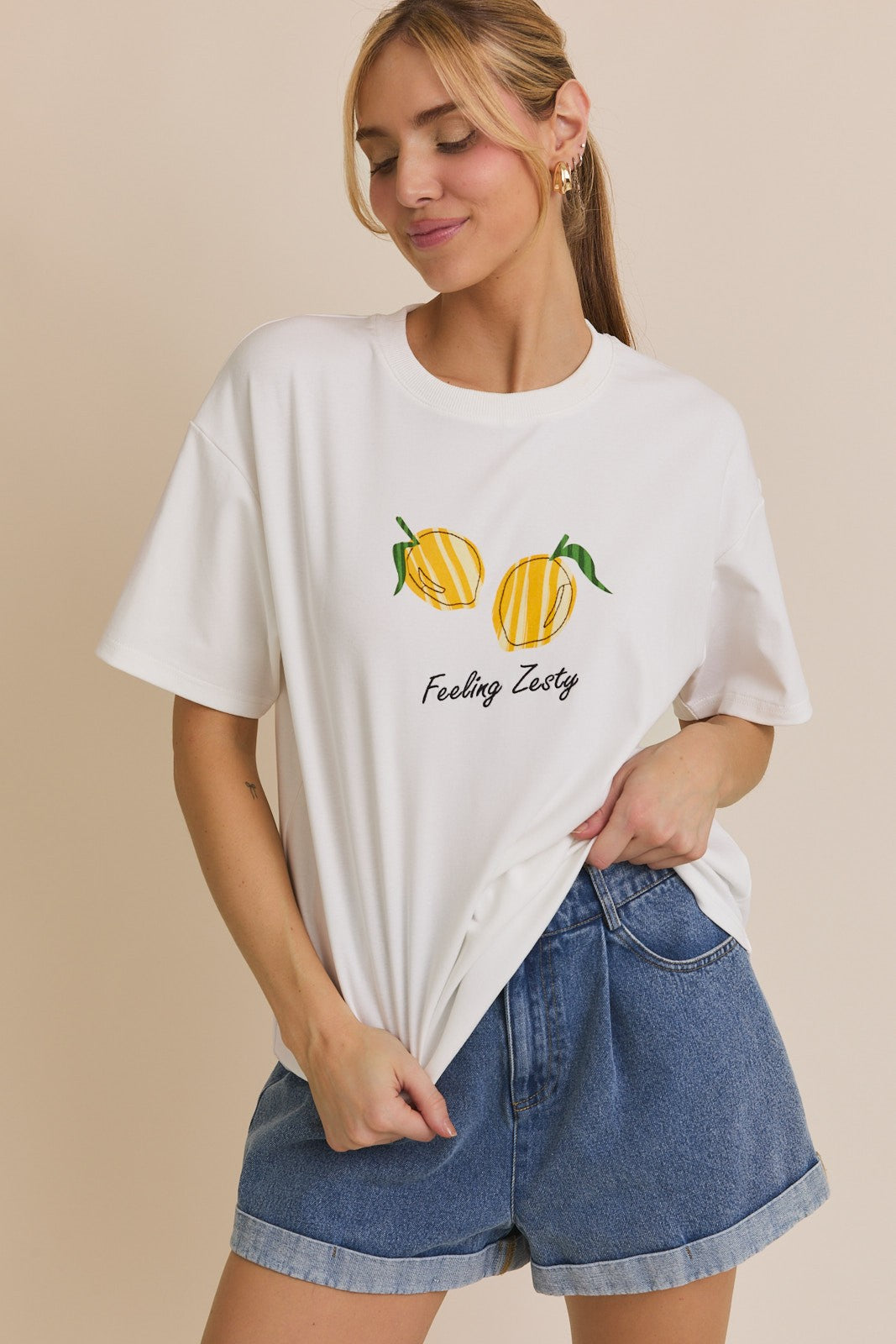Lila "Feeling Zesty" Lemon Tee