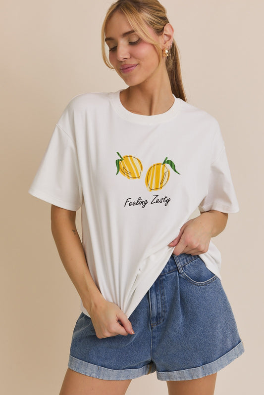 Lila "Feeling Zesty" Lemon Tee