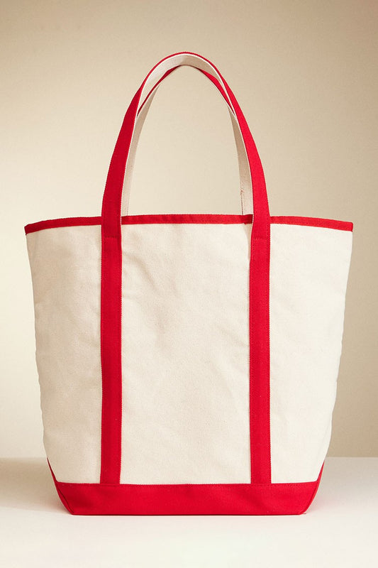 Marina Anchor Wheel Printed Tote Bag