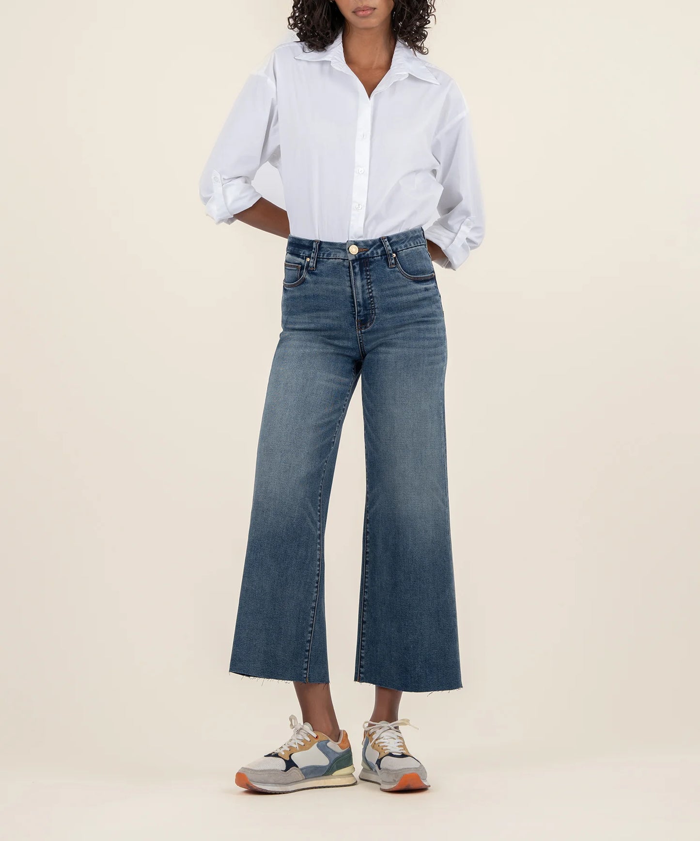 Meg High Rise Fab AB Wide Leg Raw