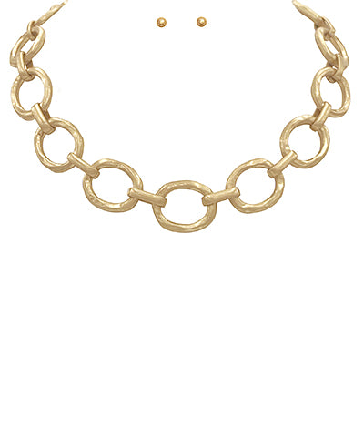 Margot Linked Oval Chain Necklace Set