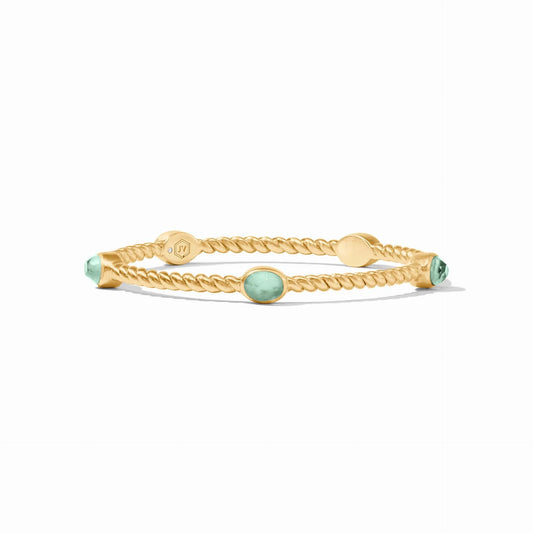 Julie Vos Nassau Bangle Iridescent Aquamarine Blue