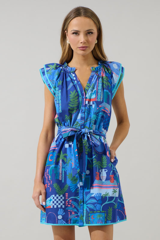 Olera Ruffle Mini Dress