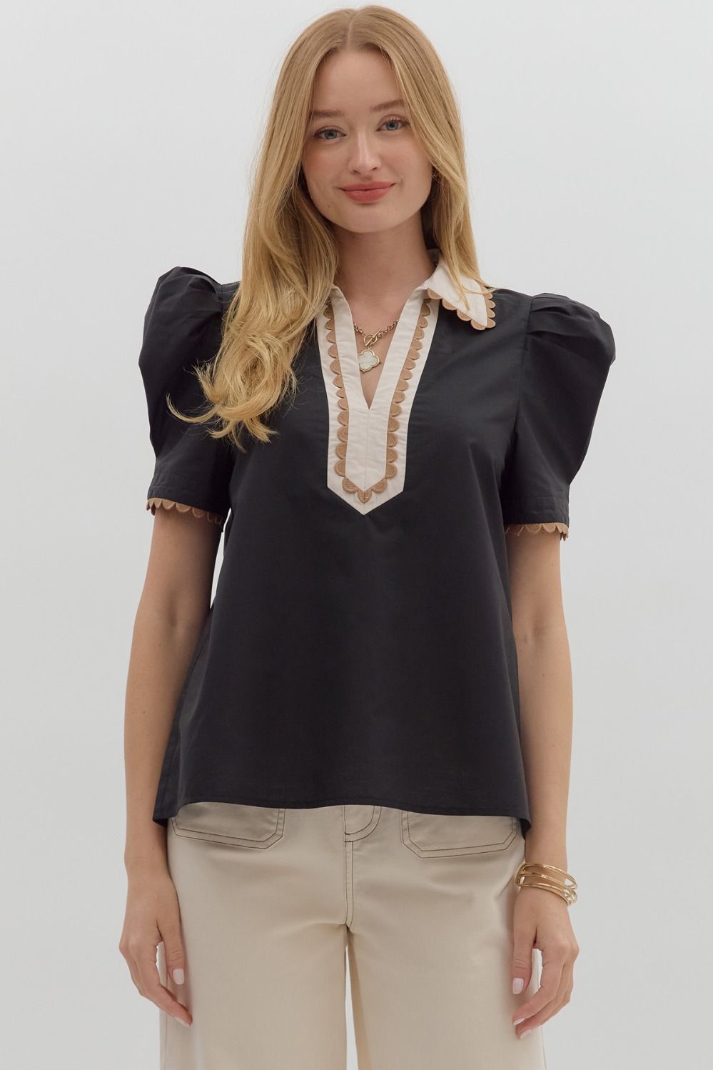 Penelope Puffy Sleeve Top