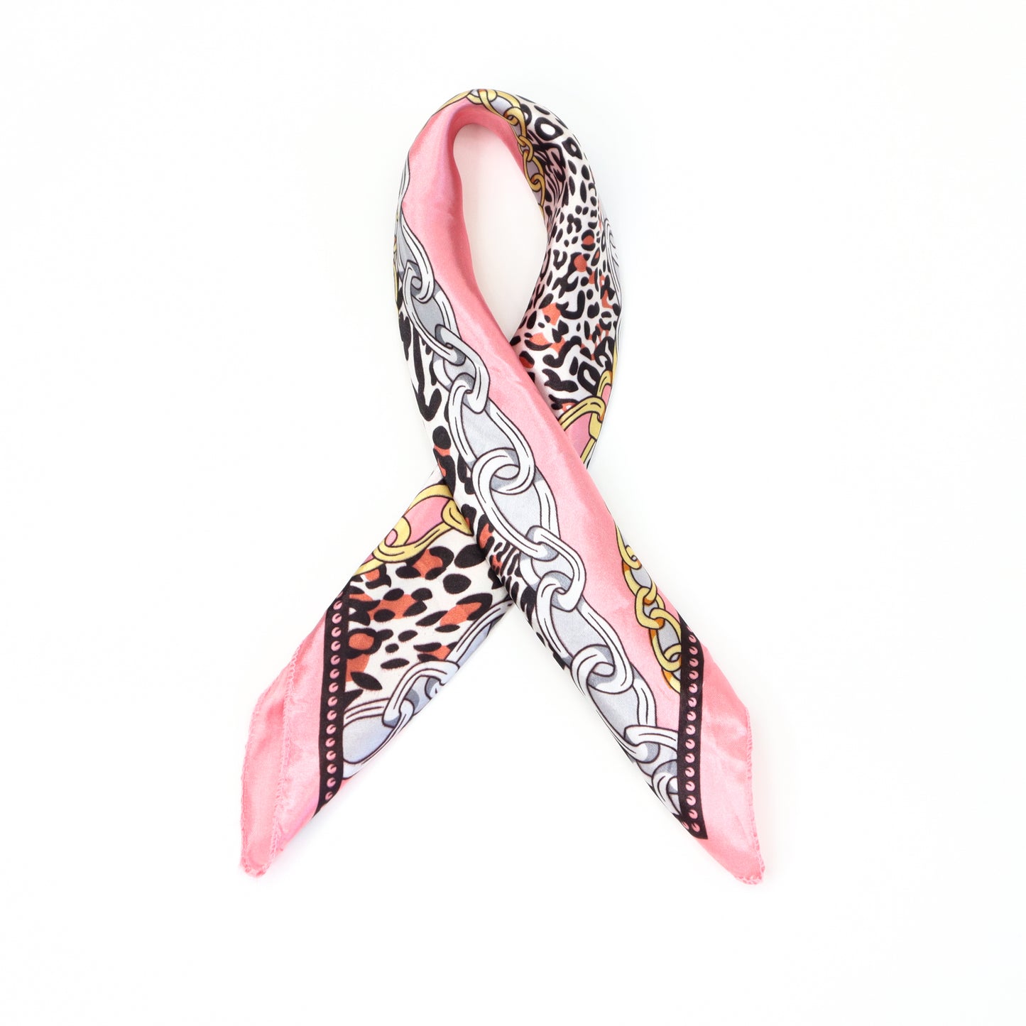 Pink Chain Scarf