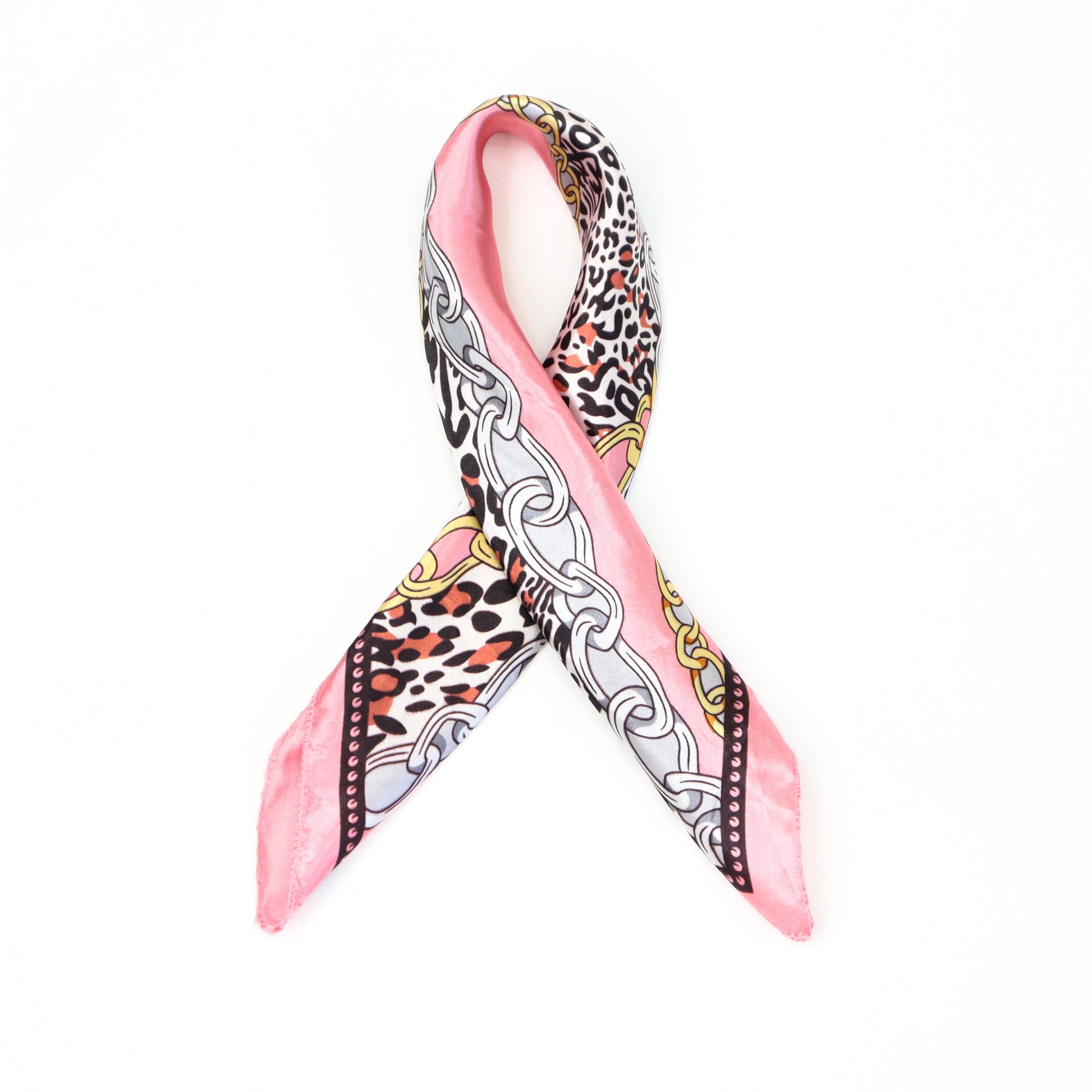 Pink Chain Scarf