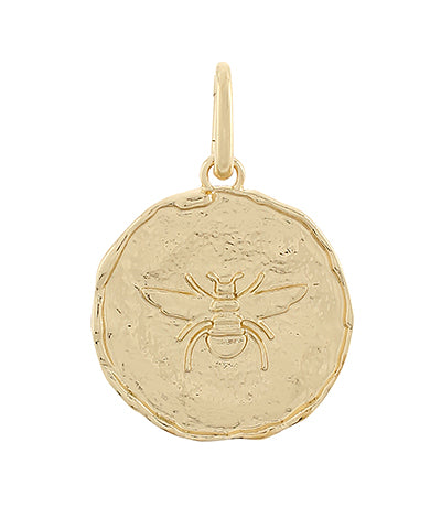 The Ismeria Golden Bee Pendant brings a touch of whimsical elegance with its radiant gold finish and delicate design.