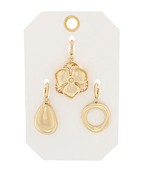 The Adeluna Three-Pack Gold Pendant Set offers versatile elegance with three timeless designs in one.