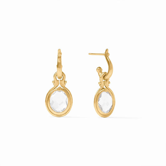 Julie Vos Saratoga Hoop & Charm Earring