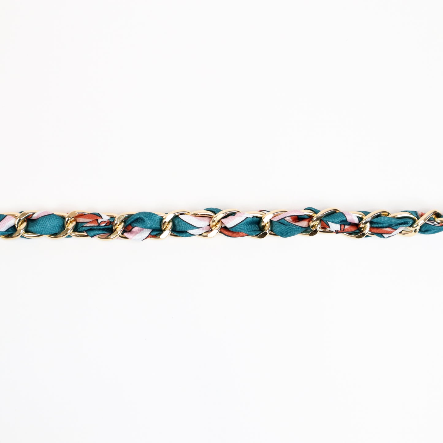 Silk Fabric Chain Strap for Crossbody Bags