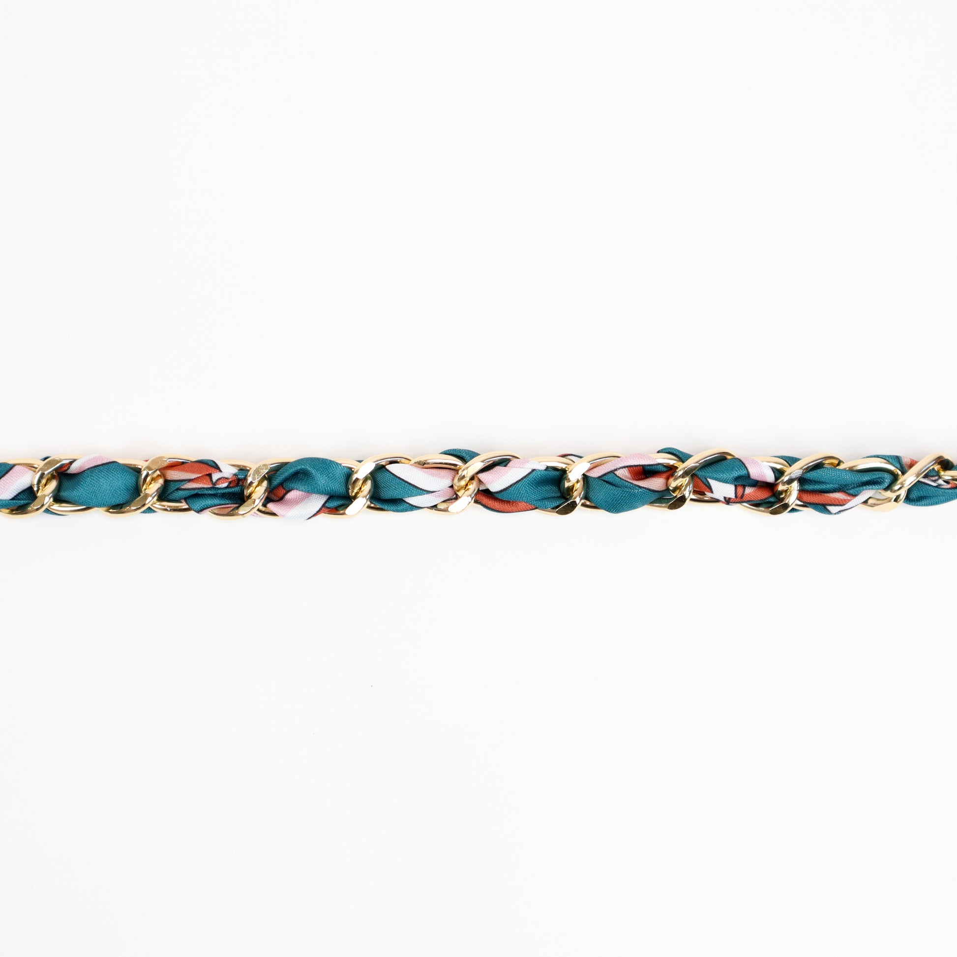 Silk Fabric Chain Strap for Crossbody Bags