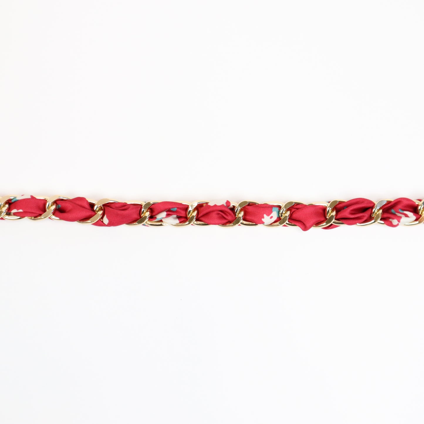 Silk Fabric Chain Strap for Crossbody Bags