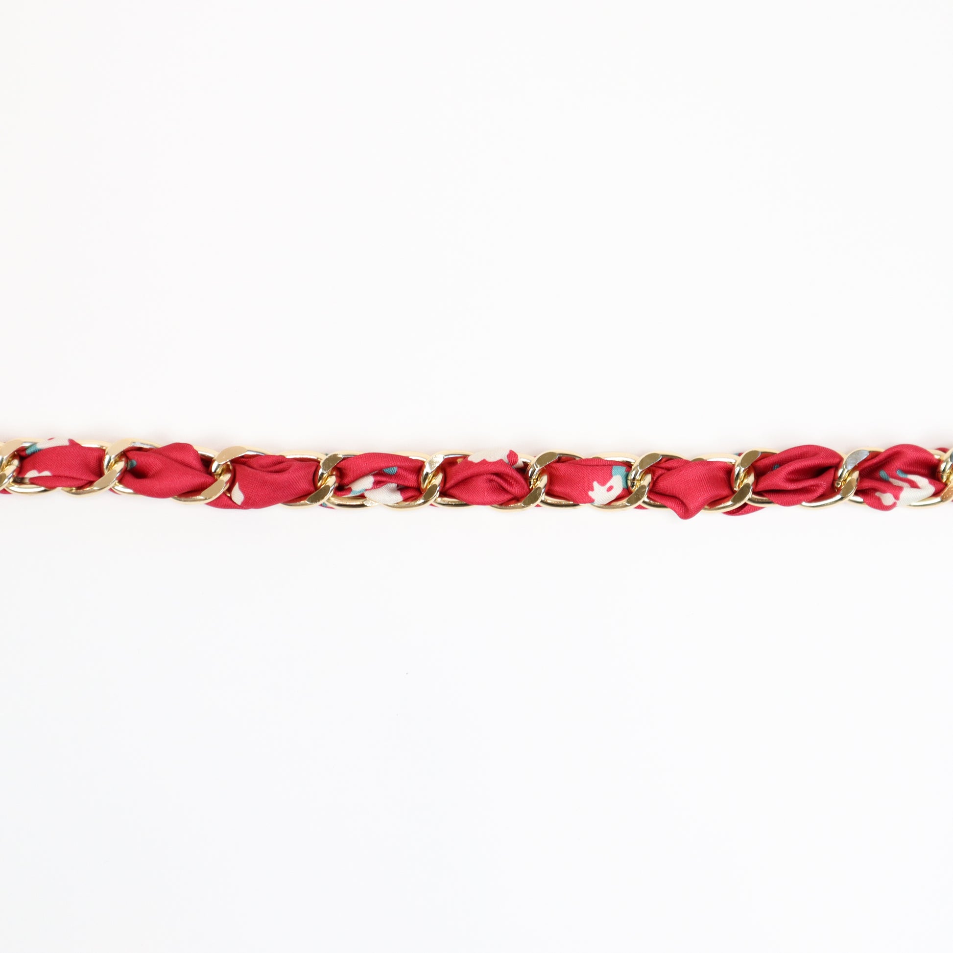 Silk Fabric Chain Strap for Crossbody Bags