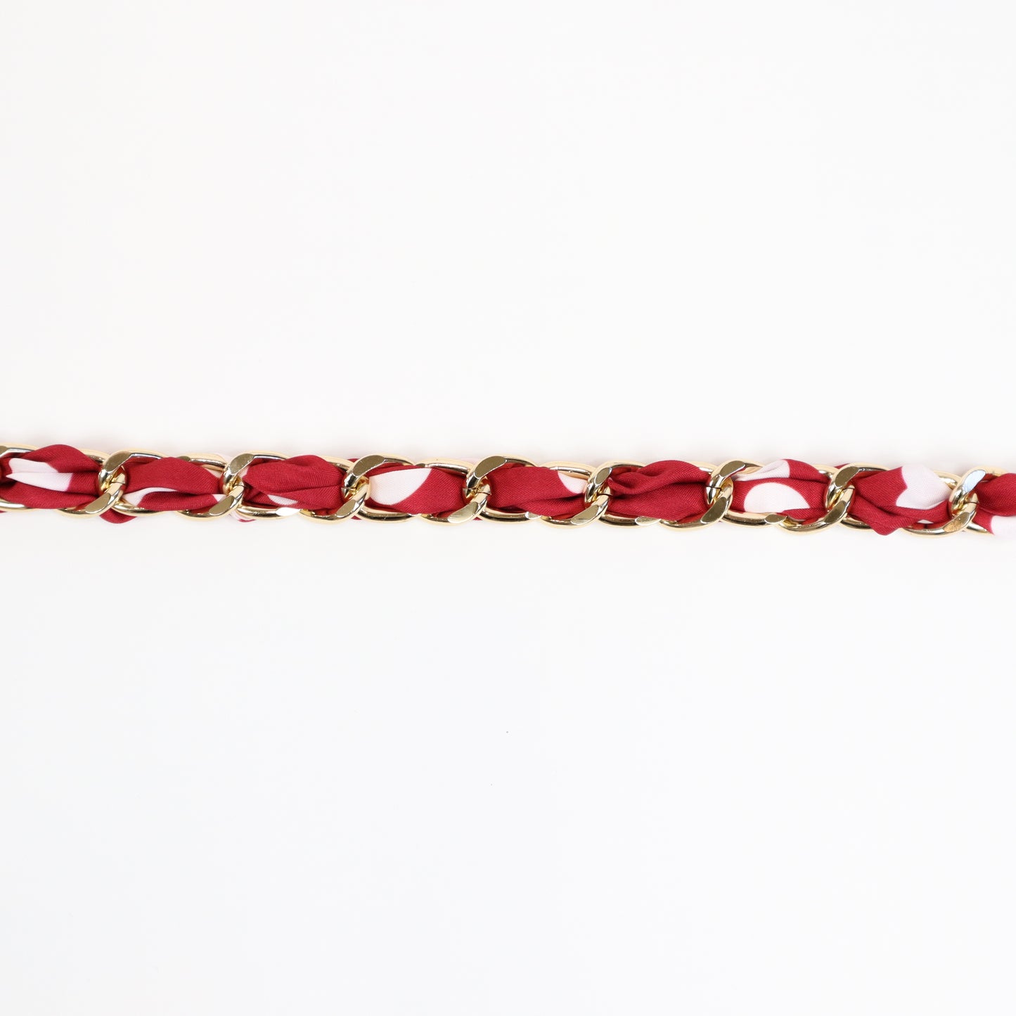Silk Fabric Chain Strap for Crossbody Bags
