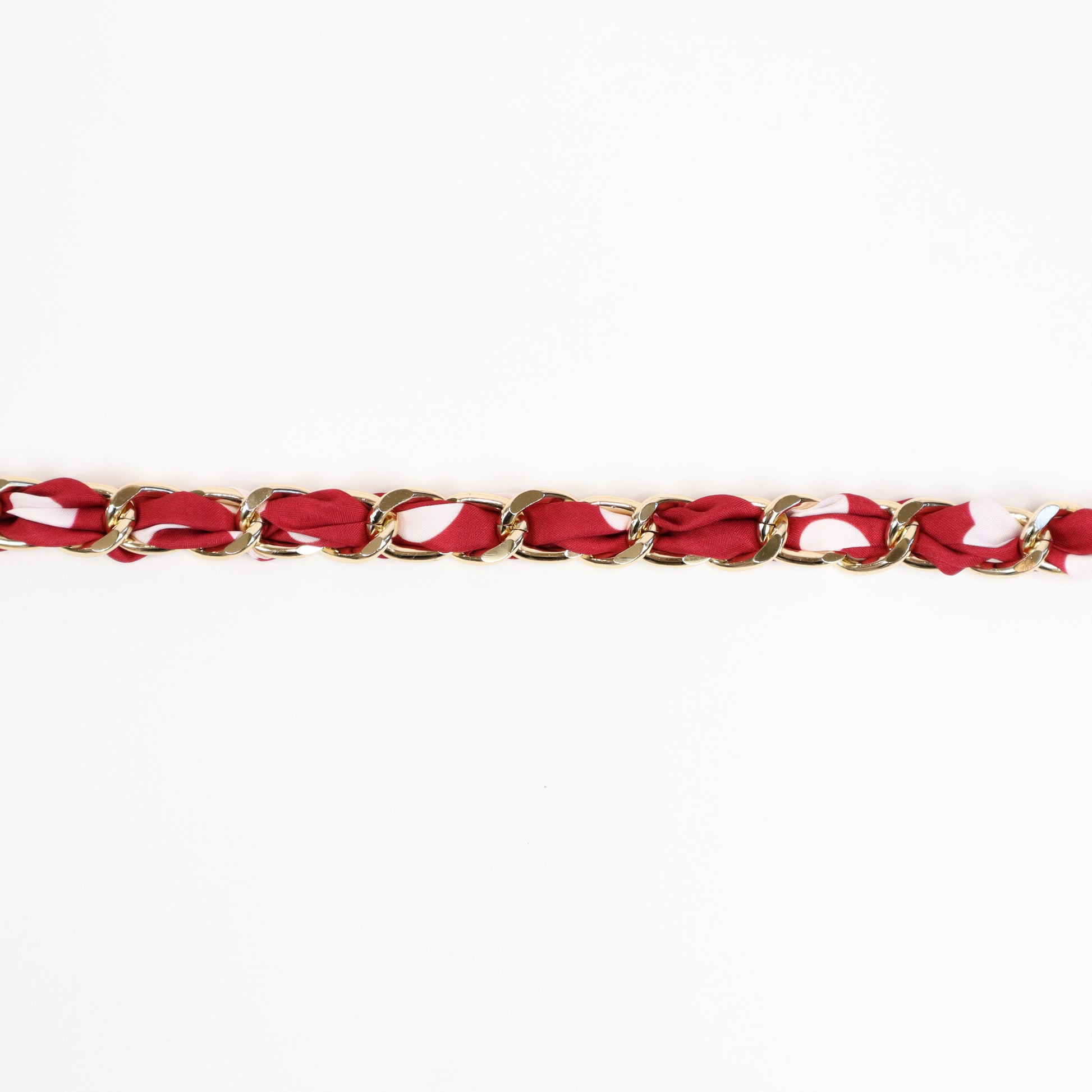 Silk Fabric Chain Strap for Crossbody Bags