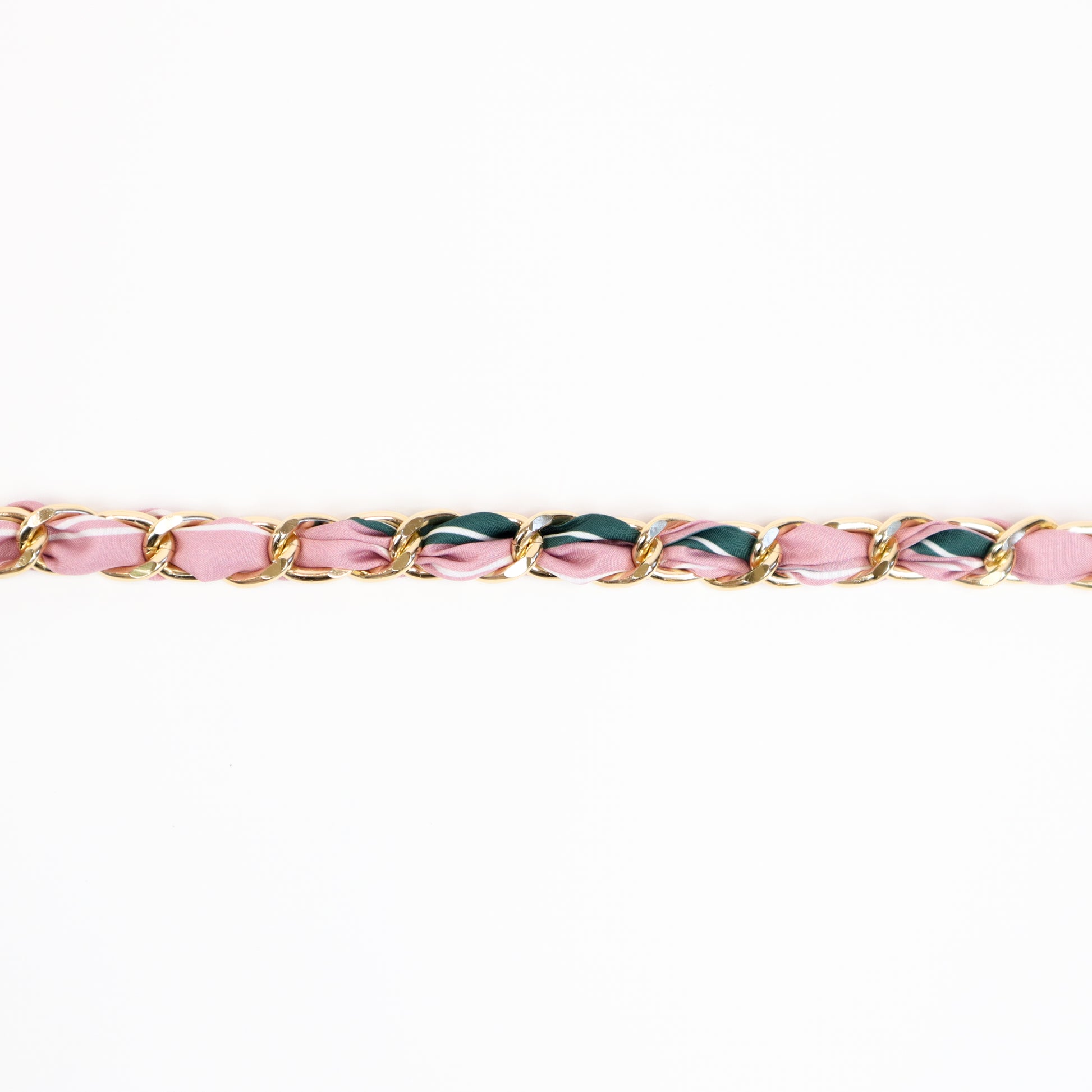 Silk Fabric Chain Strap for Crossbody Bags