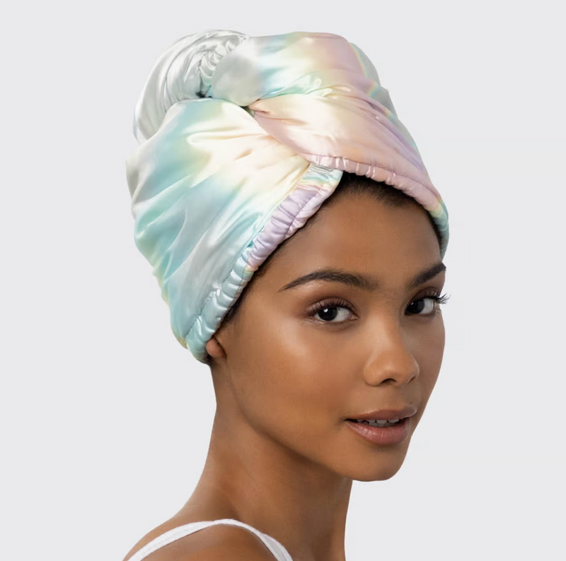 Satin Hair Towel - Aura