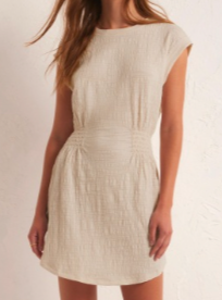 Rowan Textured Knit Dress - Whisper White