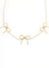Triple Bow Necklace