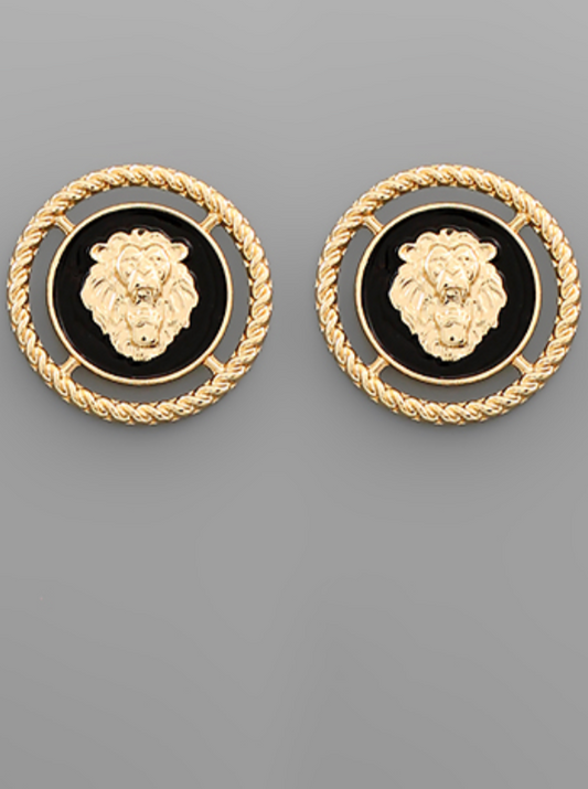 Lions Den Earrings