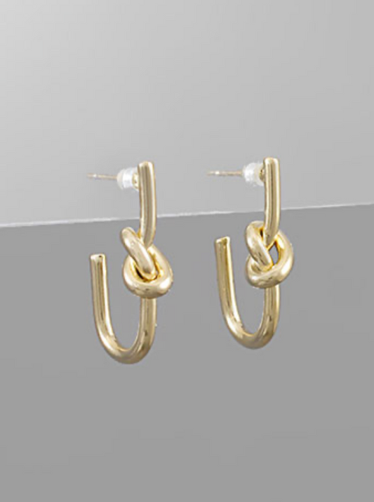 Tie the Knot Hoops