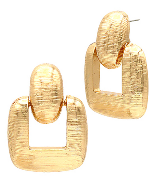 Chunky Square Earrings