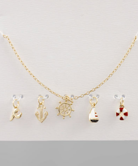 Nautical Vibes Charm Necklace