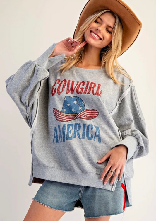 American Cowgirl Pullover