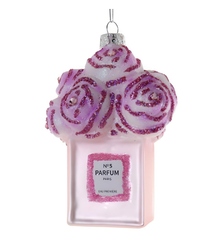A Lovely Little Bouquet Perfume Bottle Ornament