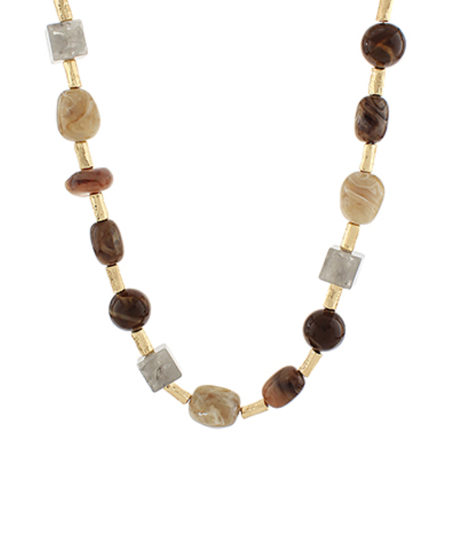 Autumn Grove Beaded Necklace