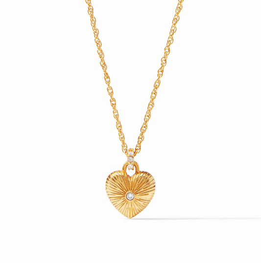 Esme Heart Solitaire Necklace