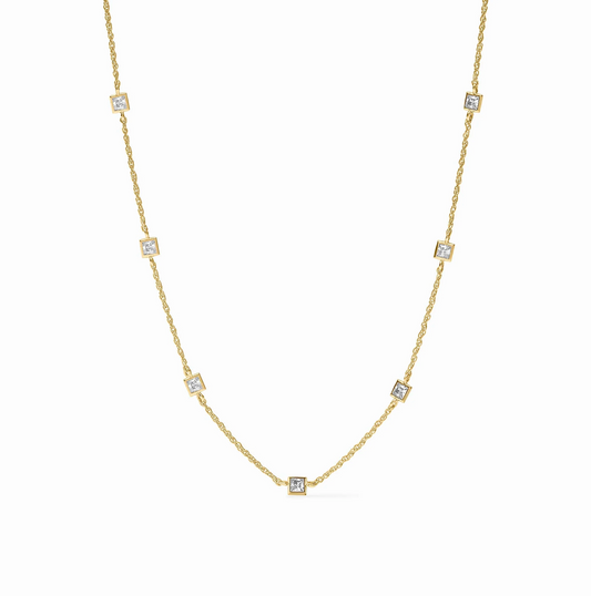 Jolie Delicate Station Necklace