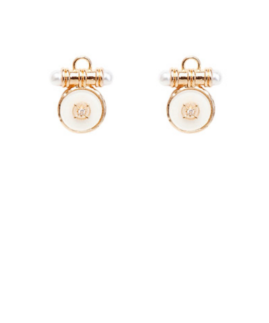Celeste Charm Color Drop Earrings