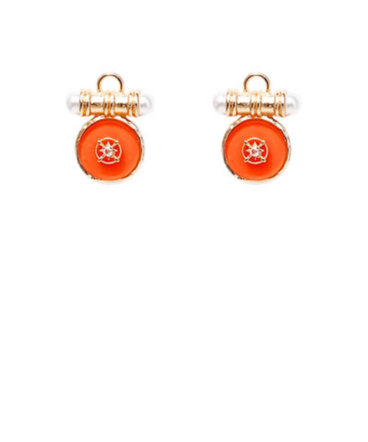 Celeste Charm Color Drop Earrings