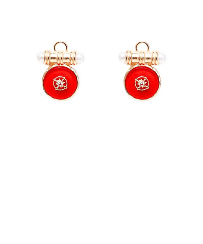 Celeste Charm Color Drop Earrings