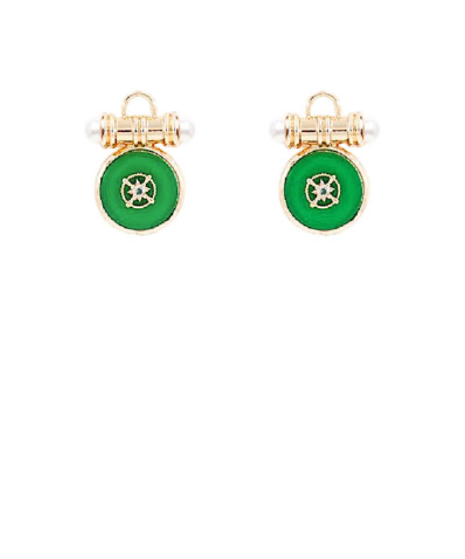 Celeste Charm Color Drop Earrings