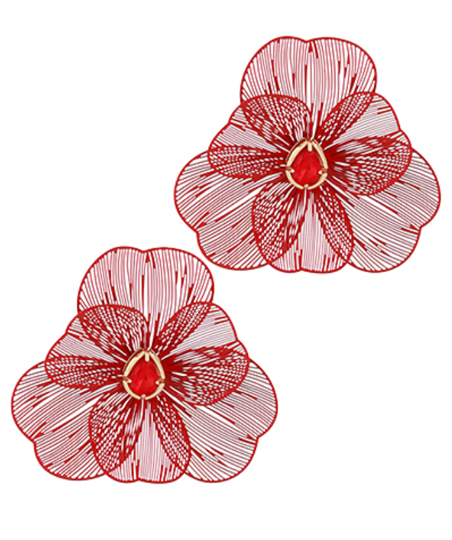 Bloom Luxe Petal Statement Earrings