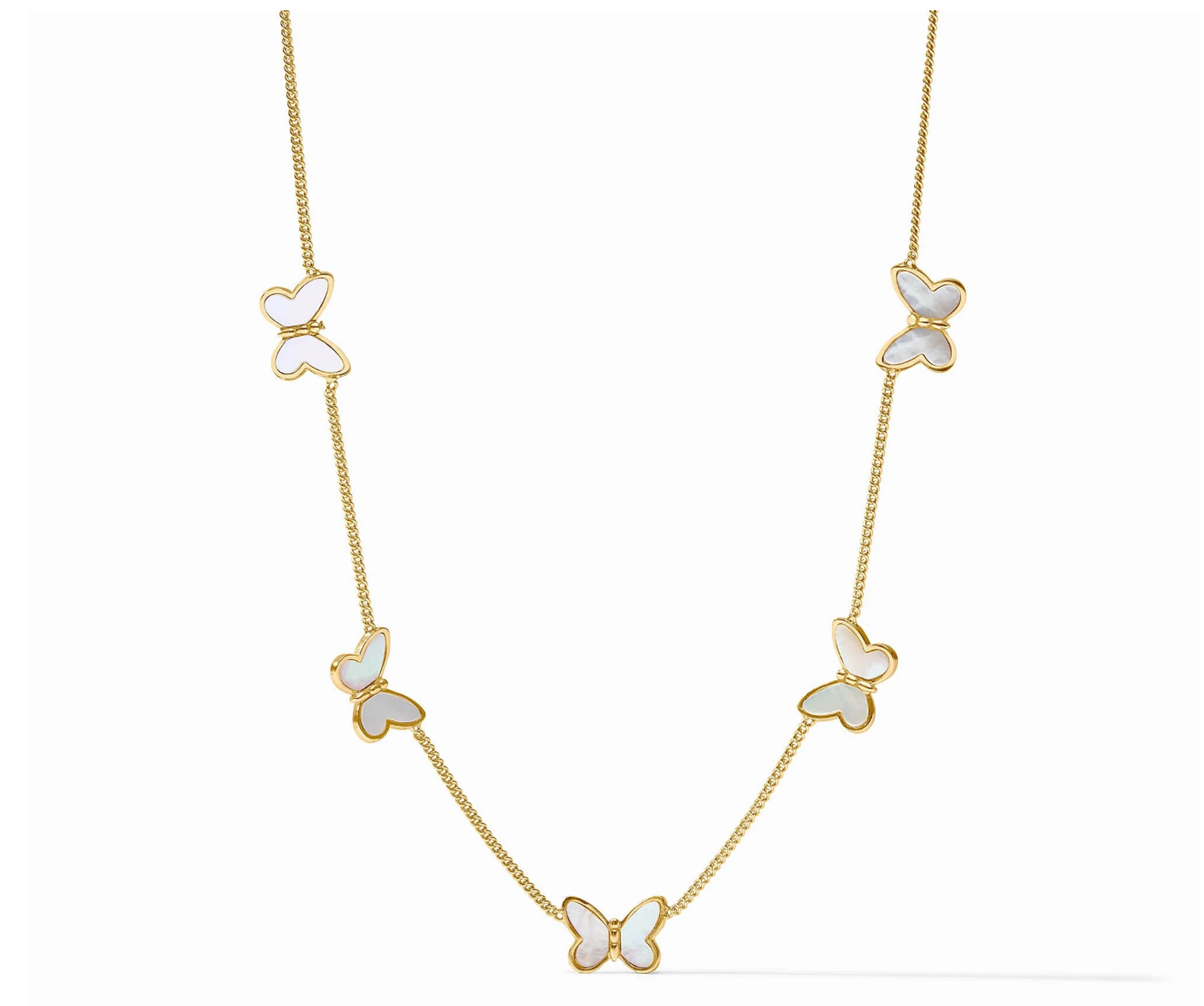 Julie Vos Papillon Delicate Station Necklace
