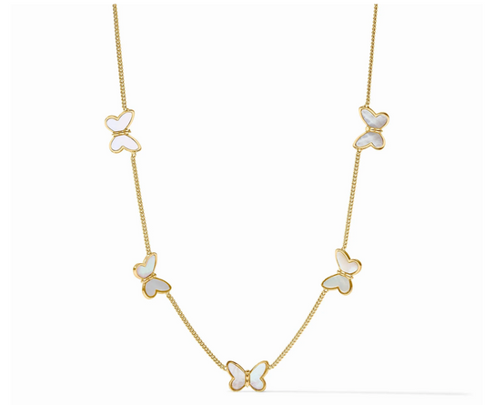Julie Vos Papillon Delicate Station Necklace
