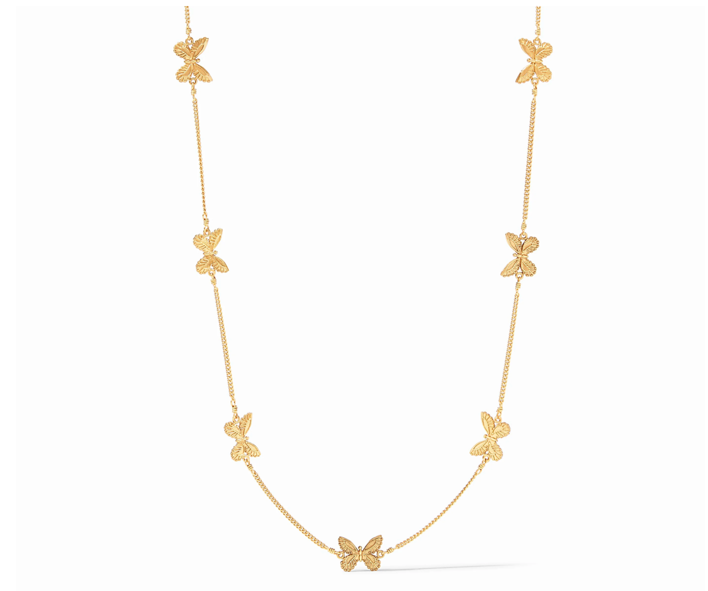 Butterfly Delicate Station Necklace