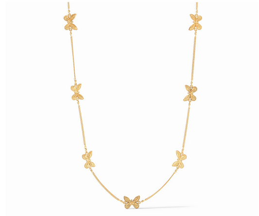 Butterfly Delicate Station Necklace