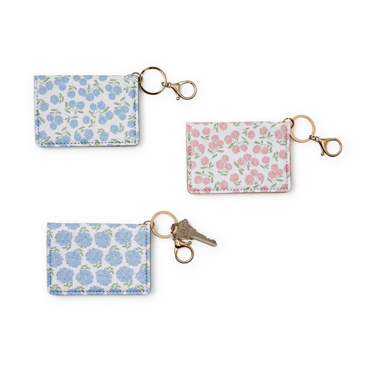 Hydrangea Printed ID Holder