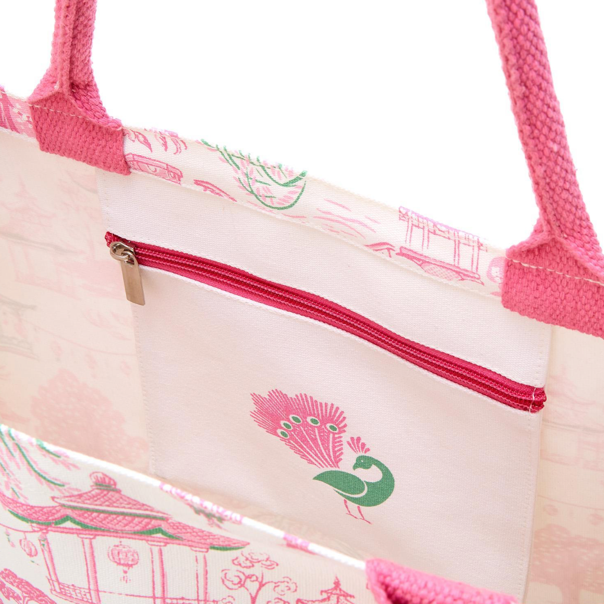 Mahjong Printed Tote Bag