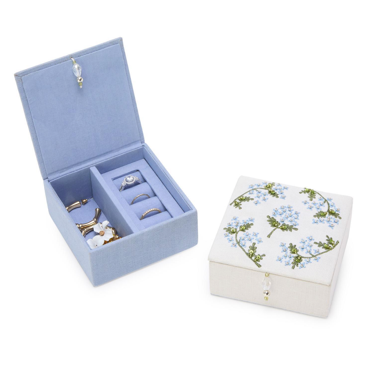 Hydrangea Jewelry Box