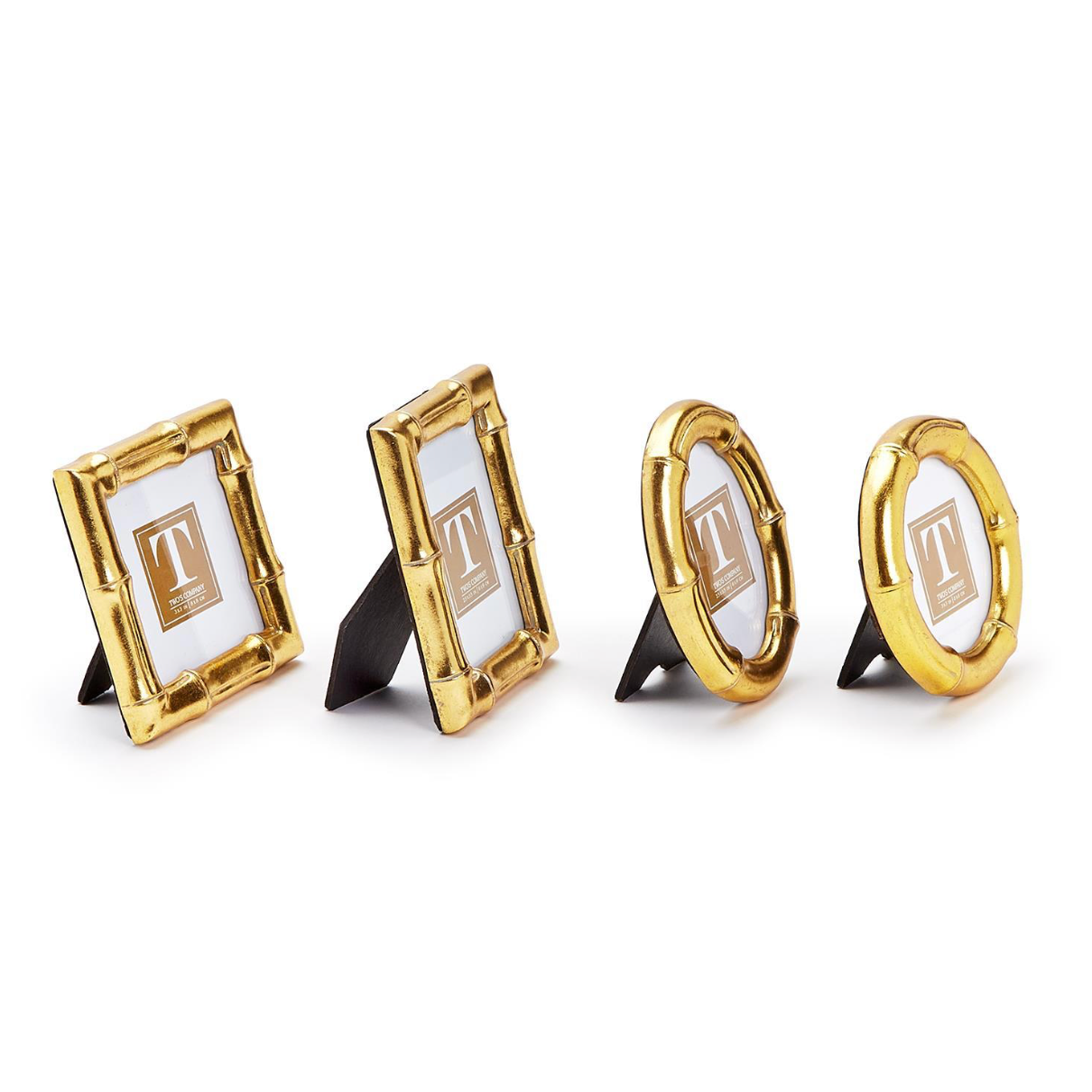 Small Gold Faux Bamboo Frames