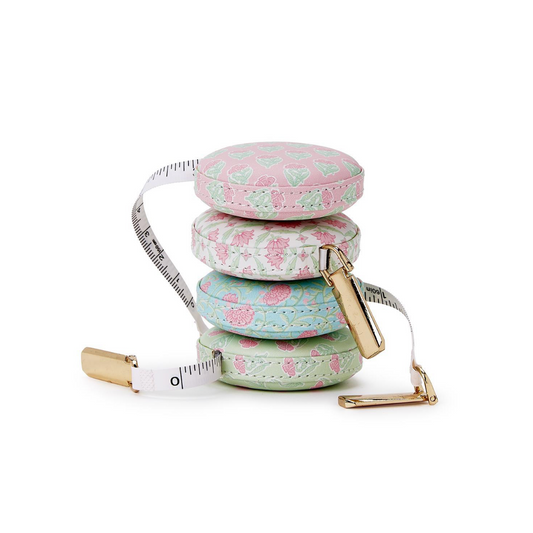 Floral Block Measuring Tape